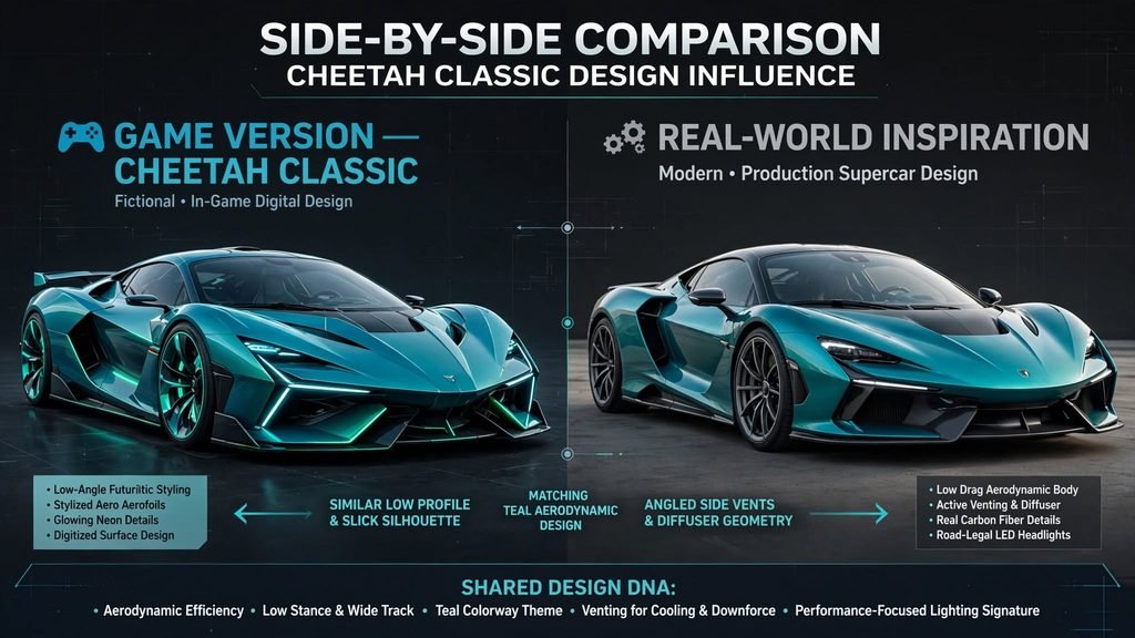 GTA 6 car compared to its real-world inspiration.