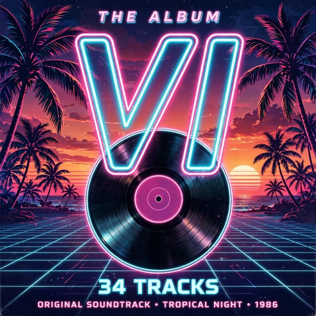 GTA 6 Nov 2026 Radio Stations: The Album official cover art" 